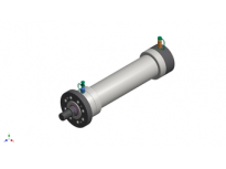 Hydraulic cylinder with position measurement