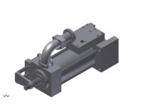 Hydraulic cylinder with position measurement