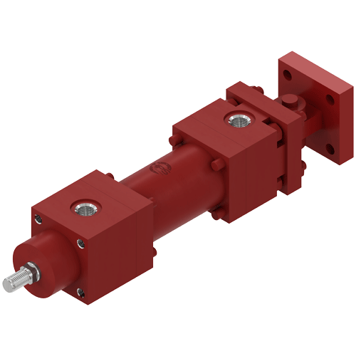 VB 210 - MF3 MOUNTING: FIXED EYE, REAR SIDE + MALE COMPLEMENT