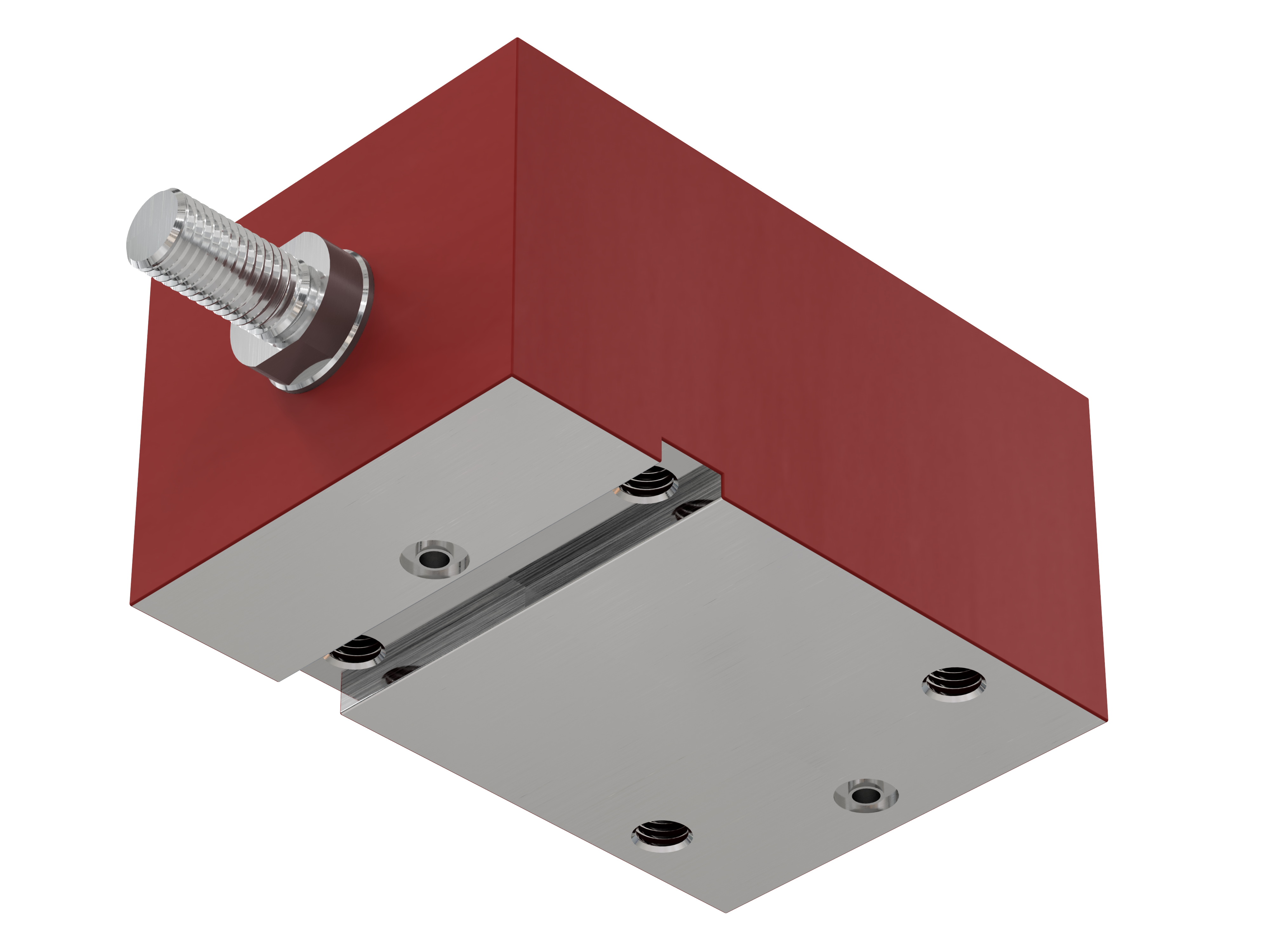 Vérin hydraulique double effet, série VBL - Fixation M12